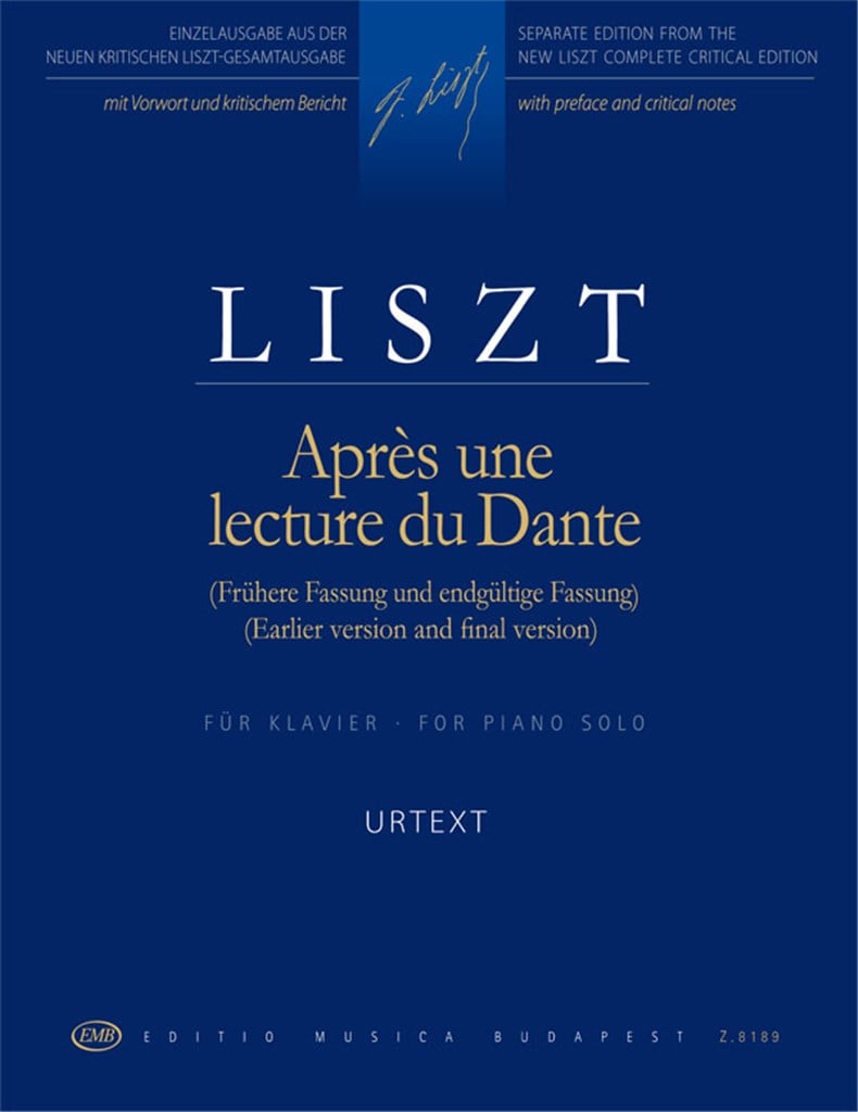 Après une lecture du Dante, Fantasia quasi Sonata